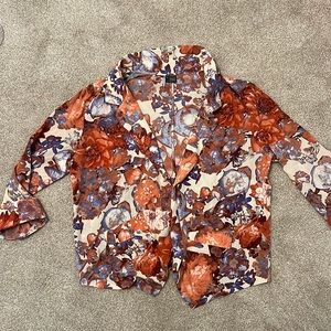 Sparkle and Fade Sz L silky feel blazer